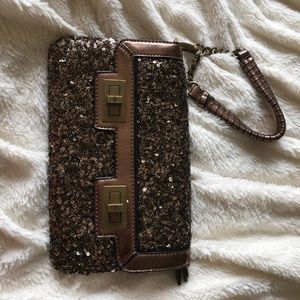 Vera Wang sparkly clutch